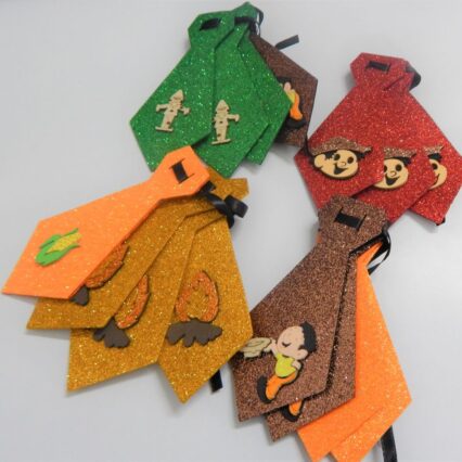 G313 GRAVATA EM E.V.A  JUNINO - G - 15 UNID