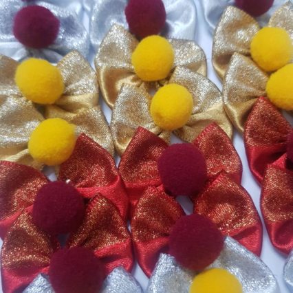 L534 LAÇO LUXO C/POMPOM - 30 UN