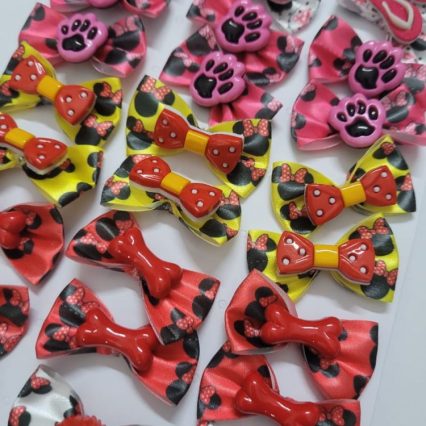 L106201 LAÇO ESTAMPA MINNIE C/BOTOES - 30 UN