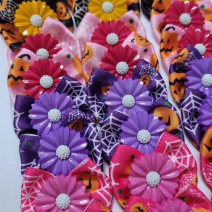 L10122 LAÇO ESTAMPA HALLOWEEN C/GIRASSOL - 30 UN