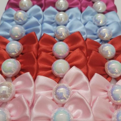 L1011 LAÇO CETIM C/PÉROLA - 30 UN