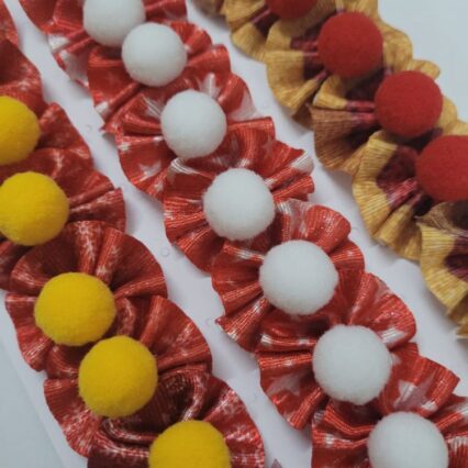 L514 FLOR GORG  C/POMPOM - 30 UN