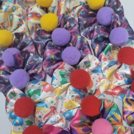 L104 FLASH ESTAMPA ALEGRIA C/POMPOM - 30 UN