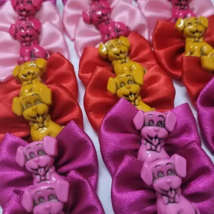 L1051 LAÇO CETIM C/ CACHORRINHO - 30 UN