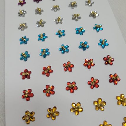 L0821 FLOR CRISTAL PEQ. COM LIGA - 50 UN