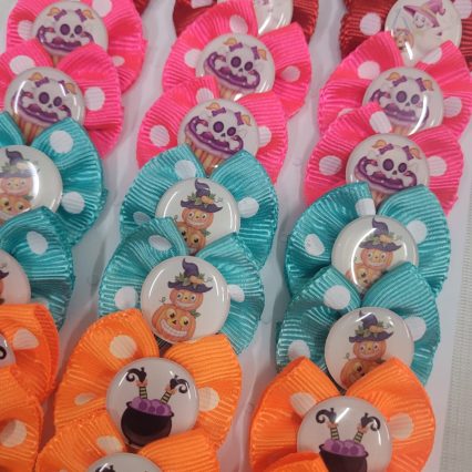 L10221 LAÇO GORG POA C/BOTON DIVERTIDO - 30 UN