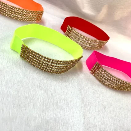 L088 GARGANTILHA STRASS - 8 UN