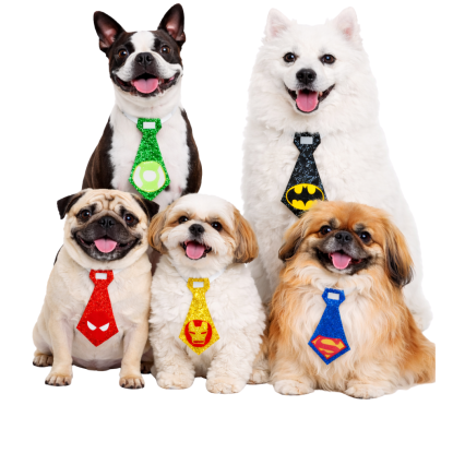 G0757 GRAVATA SUPER HEROIS EM E.V.A - 20