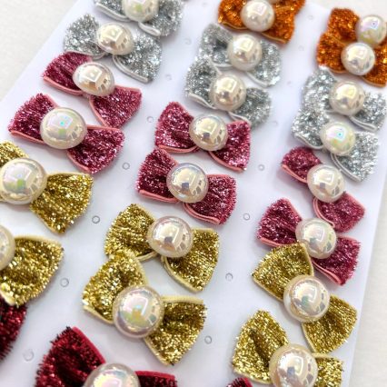 L5143 LAÇO BRILHO LUXO C/PEROLA - 30 UN