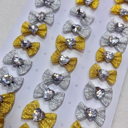 L55051 LACINHO PRATA E DOURADO - 30 UN