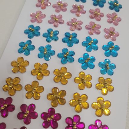 L0826 CRISTAL FLOR COM LIGA -  50 UN