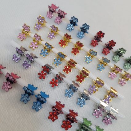 L0833 PRESILHAS DE METAL COLORIDAS - 40 UN