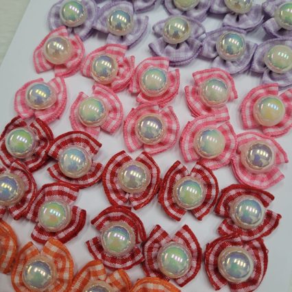 L316 LACINHO XADREZ C/PEROLA  - 50 UN