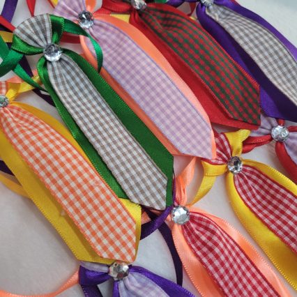 G21820 GRAVATA DUPLA XADREZ '12CM' - 25 UN