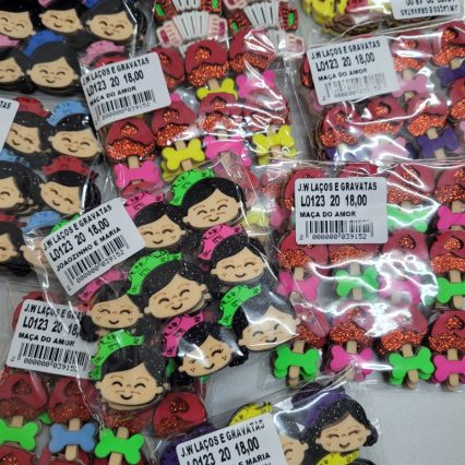 L0123 ADESIVO EM E.V.A JUNINOS - 20 UN