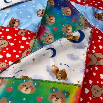 B135 BANDANA ESTAMPA URSINHOS - 10 UN