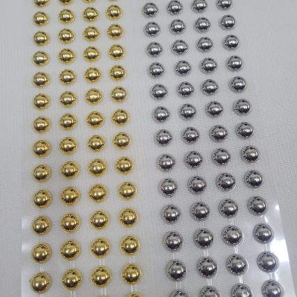 L19521 PIERCING/ADESIVO BOLINHA DOURADA - 1 CART