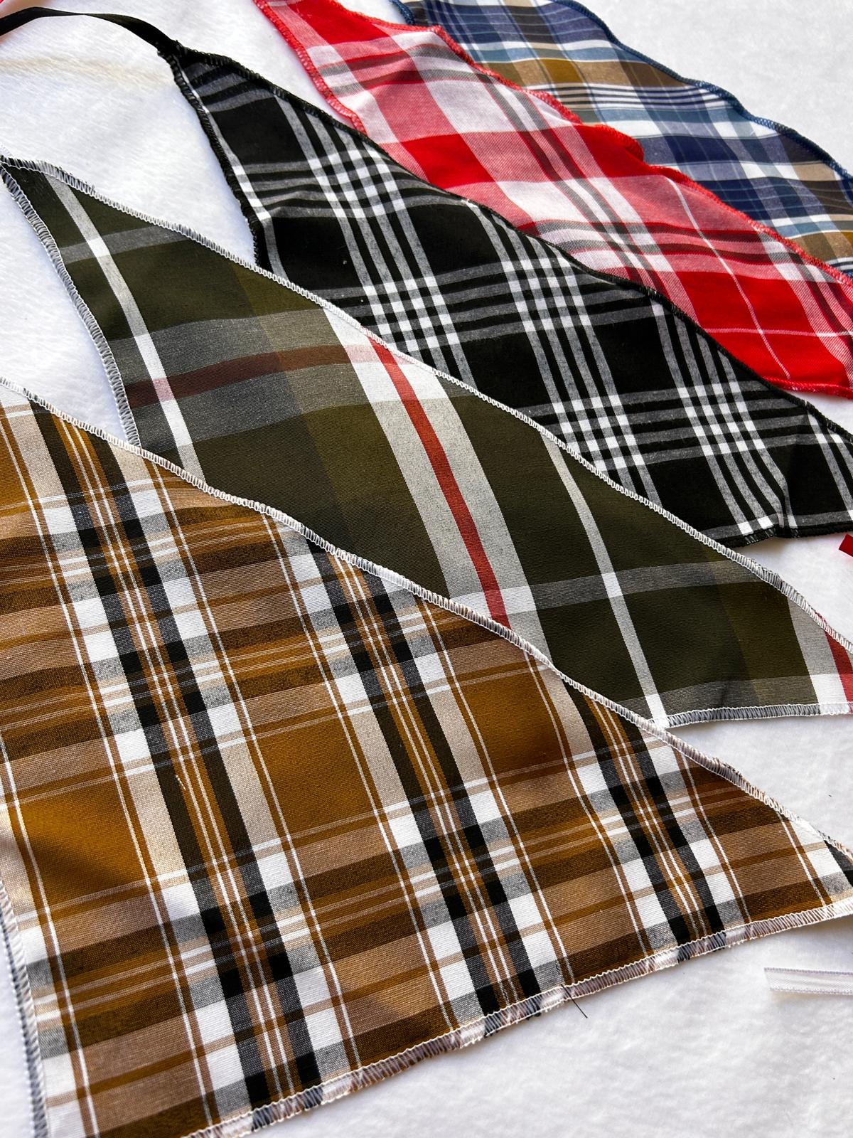 B365 BANDANA XADREZ 'M' 'G' - 10 UN - Imagem 4