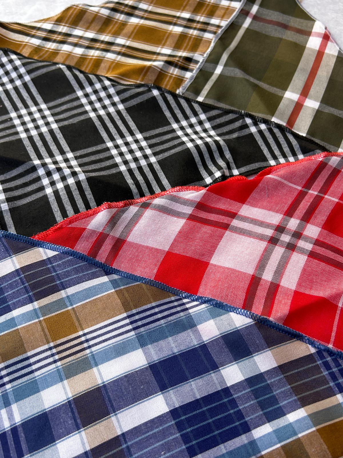 B365 BANDANA XADREZ 'M' 'G' - 10 UN - Imagem 5