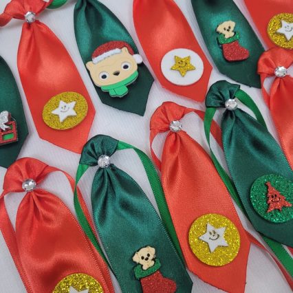 G5031 SOCIAL 11CM C/ENFEITE NATALINO E.V.A - 20 UN