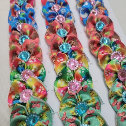 L10254 LAÇO EM CETIM ESTAMPADO - 30 UN