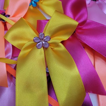 L1091 LAÇAROTE C/FLOR CRISTAL - 15 UN