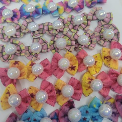 L12303 LACINHO ESTAMPAS DIVERSAS C/PÉROLA - 50 UN