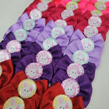 L7097 LAÇO C/BOTON COELHINHO - 30 UN