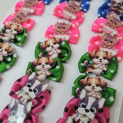 L10651 LAÇO POA C/CÃOZINHO MEIGO - 30 UN