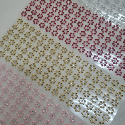 L1958 PIERCING/ADESIVO FLORZINHA - 01 CART