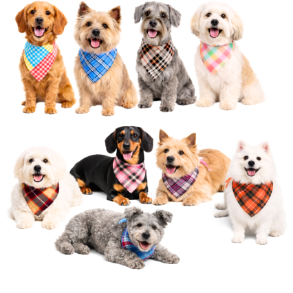 B367 BANDANA XADREZ - 10 UN