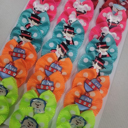 L10221 LAÇO GORG POA C/BOTON DIVERSOS - 30 UN