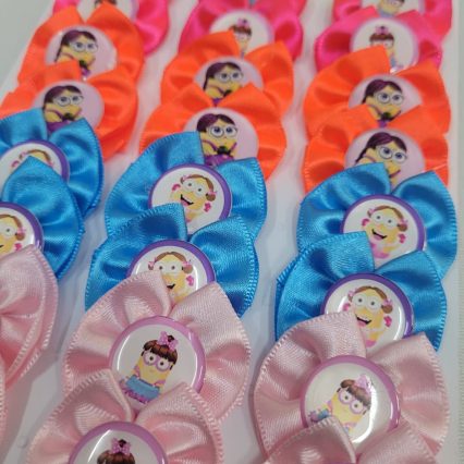 L1351 LAÇO CETIM C/MINIONS - 30 UN