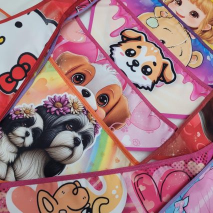 B454 BANDANA ESTAMPA MENINA - 10 UN