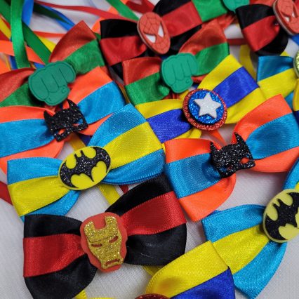 G2118 BORBOLETINHA DUPLA SUPER HEROIS - 20 UN