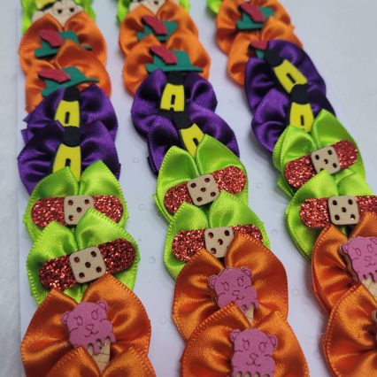 L10283 LAÇO CETIM C/ENFEITE E.V.A - 30 UN