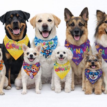 B7015 BANDANA CARNAVAL SEM COSTURA - 10 UN