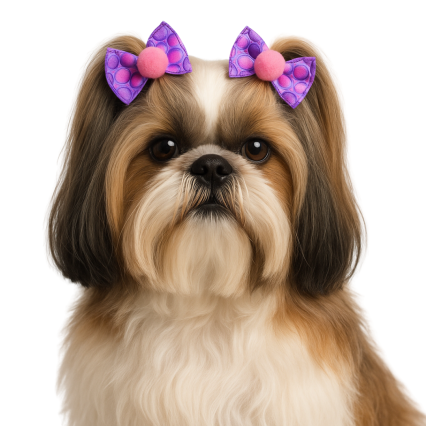 L10647 LACINHO ESTAMPADO C/POMPOM - 30 UN