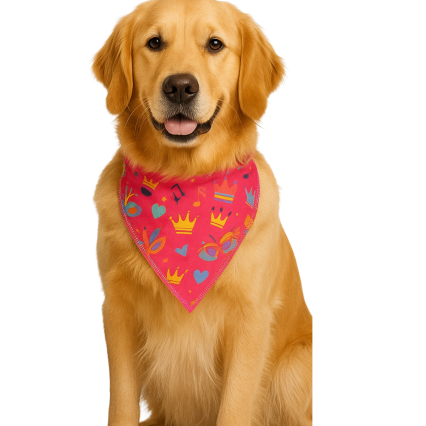 B70140 BANDANA ESTAMPA CARNAVAL 'GG' - 10 UN